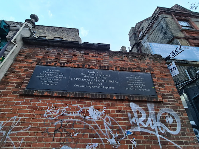 Captain James Cook plaque