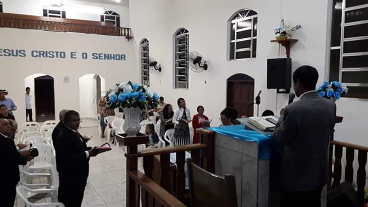Evangelical Assembly of God Church, Baixada Santista Ministry, in Peruíbe. (Igreja Evangélica Assembléia de Deus Ministério da Baixada Santista em Peruíbe.)