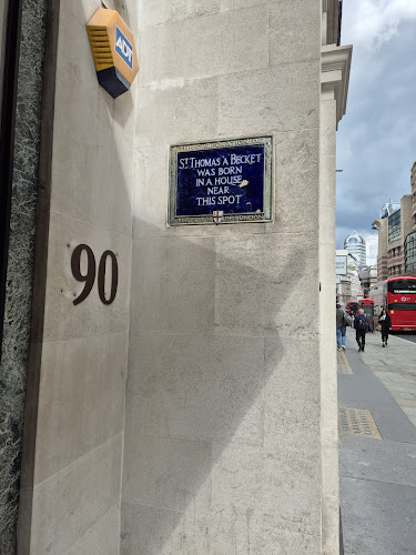 Blue Plaque - St Thomas a Becket