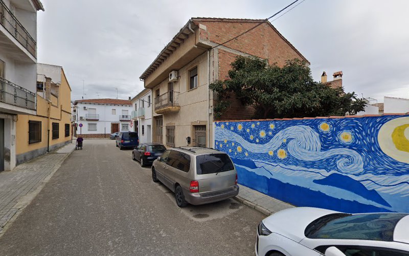 Mural replica of a Van Gogh painting (Mural replica de cuadro de Van Gogh)