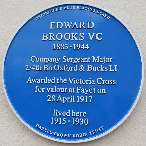 Blue Plaque: Edward Brooks VC